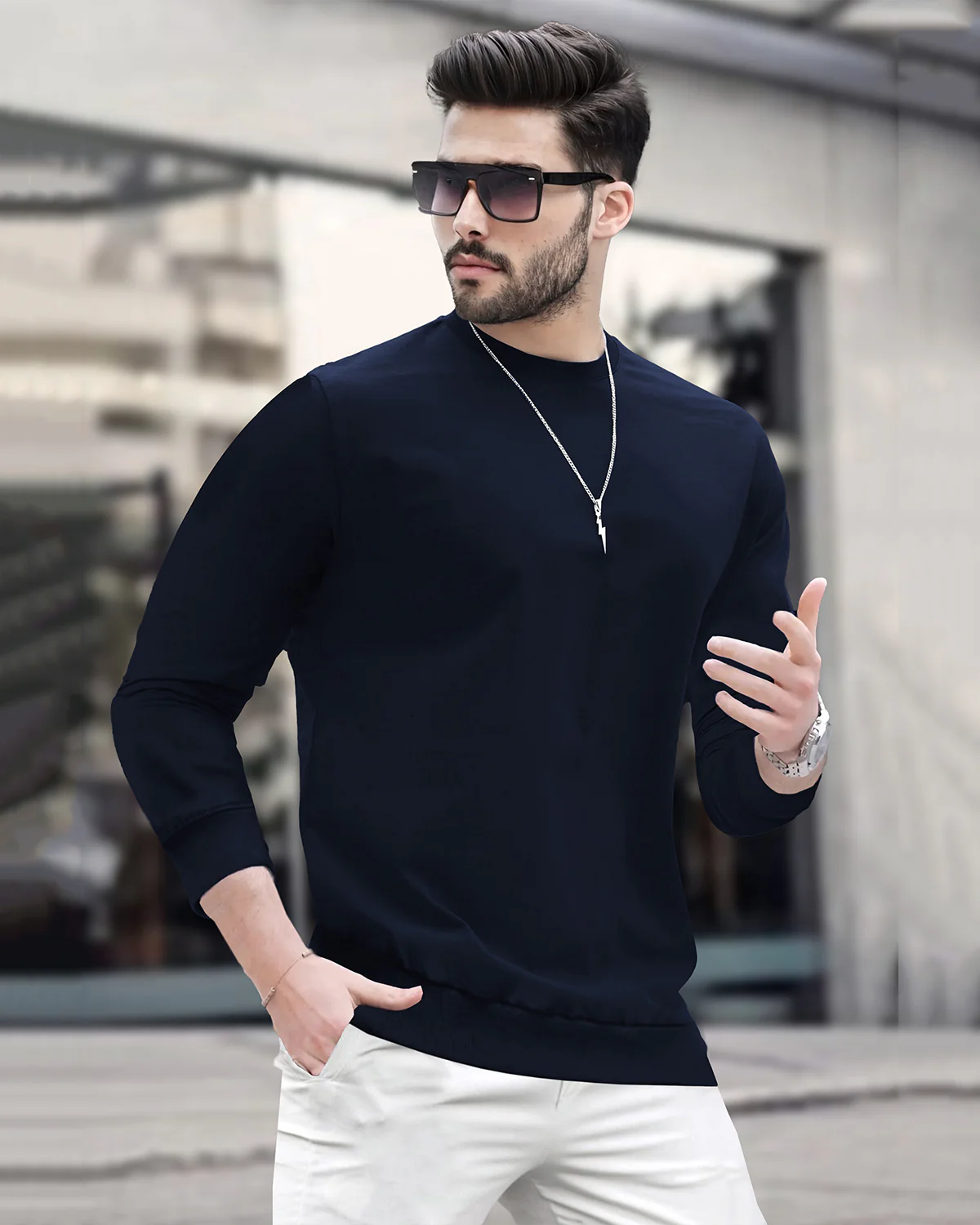 Plain Classic Fit T-Shirt - Image 6