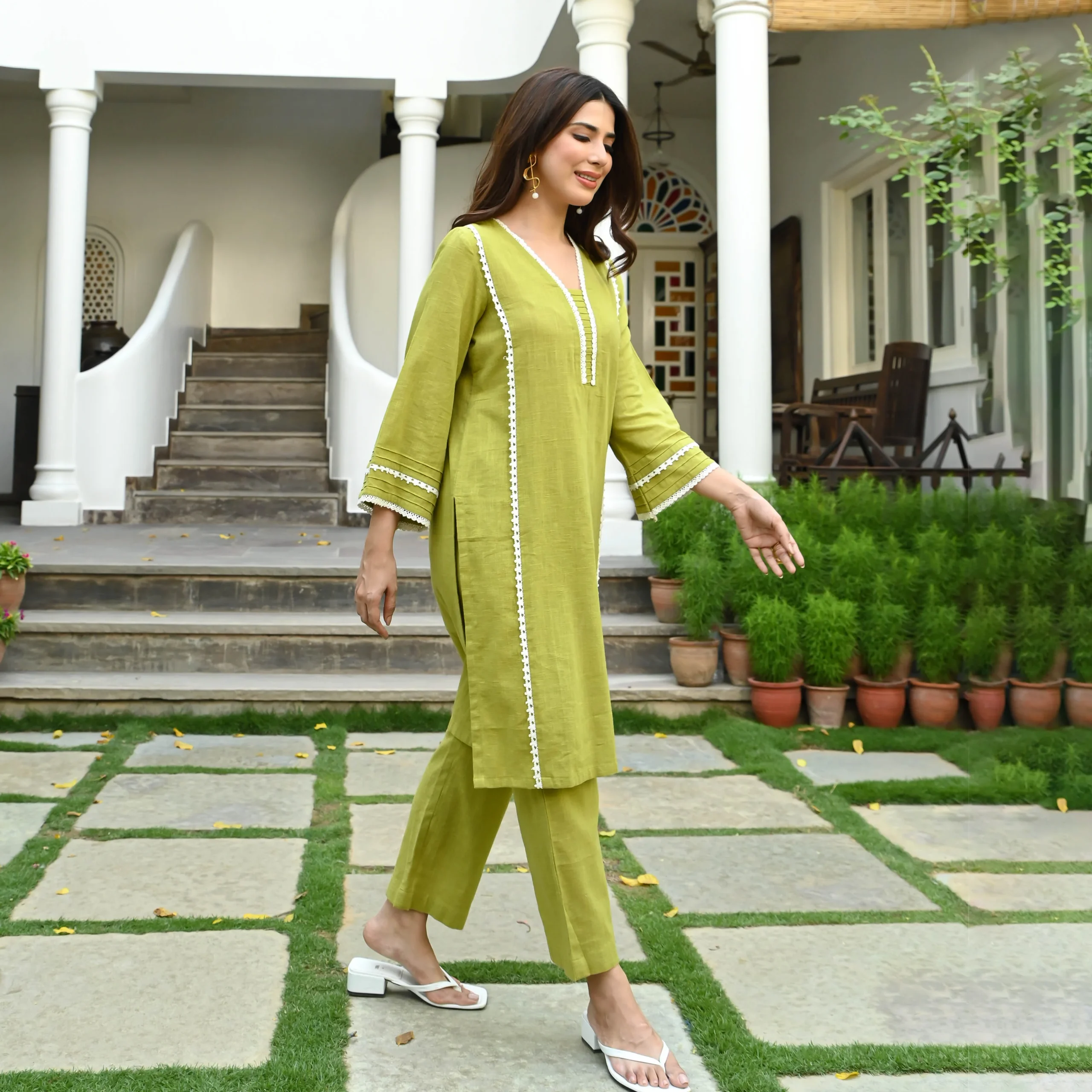 Bunai White Shirt Dress - Image 4